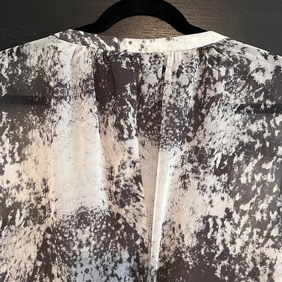 H By Halston Grey & White Dress Size Large - Picture 12 of 16